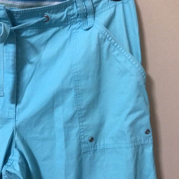 Liz Claiborne Blue Cargo Chino Pants - Picture 5 of 8